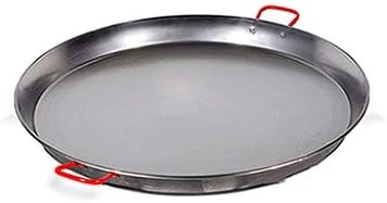 LA IDEAL - Paellera valenciana para 10 personas, 42 cm, Gris